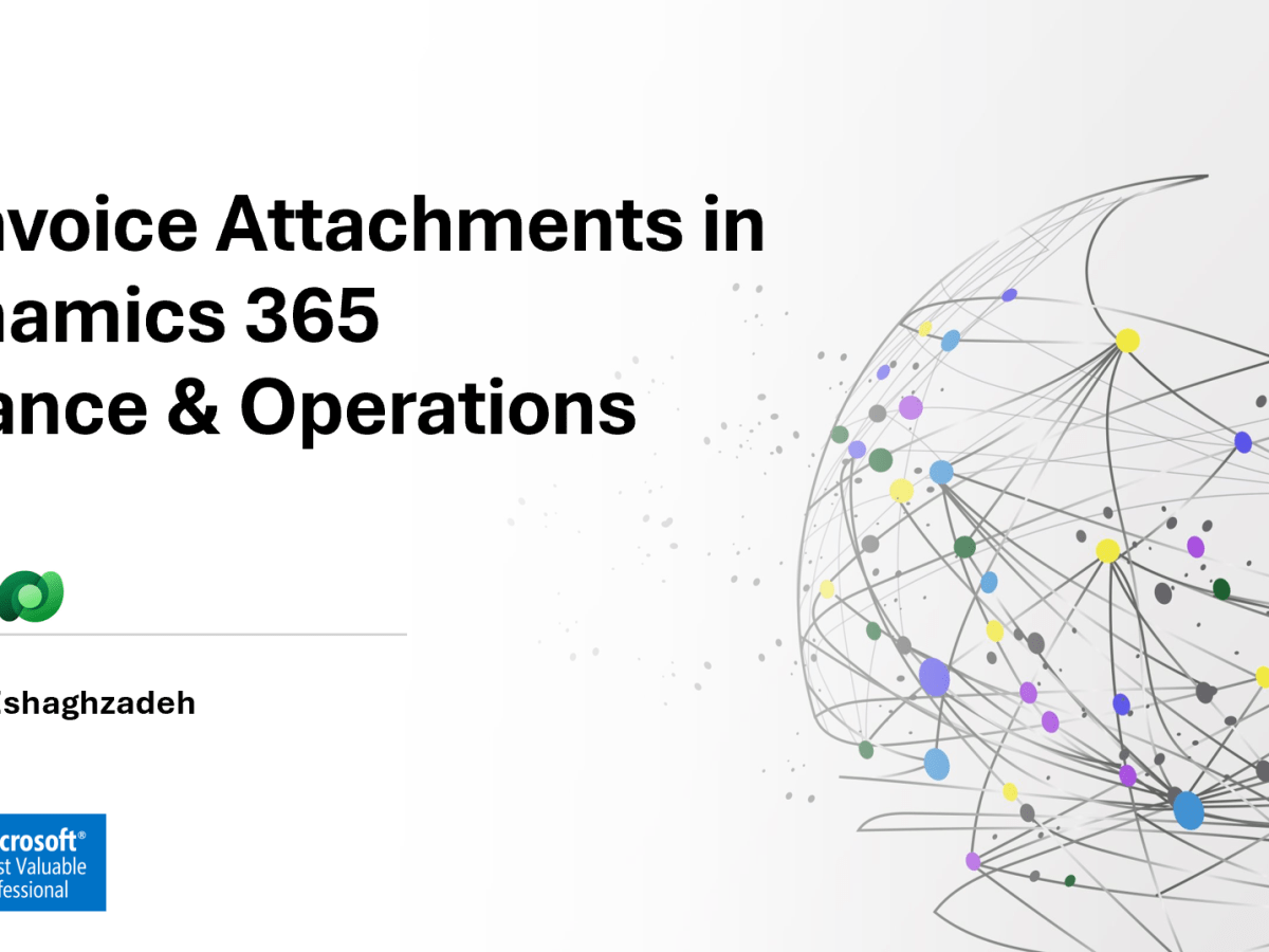 e-Invoice attachments in D365FO